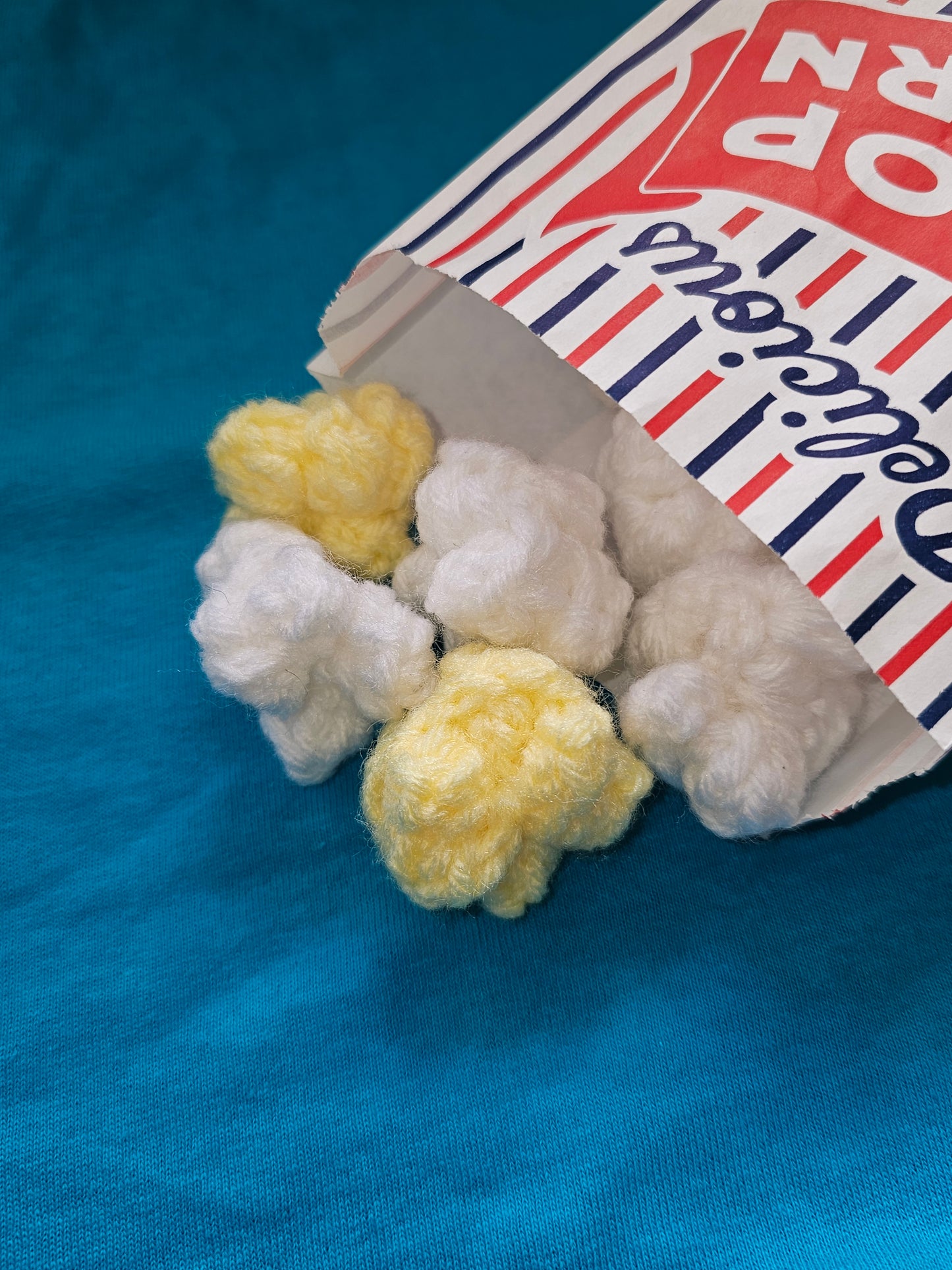 Crochet Popcorn w/bag