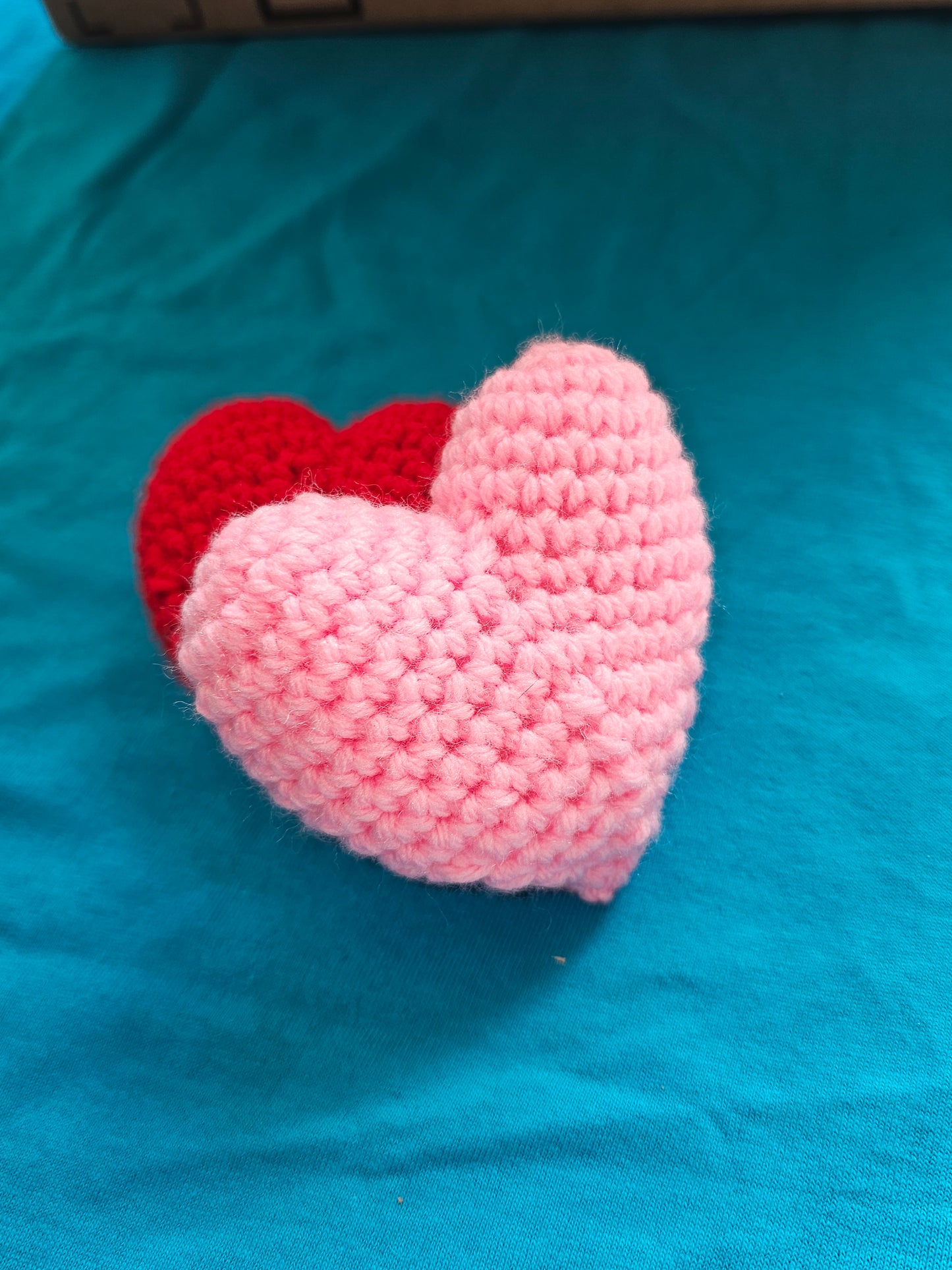 Crochet 3d Hearts